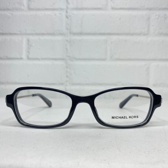 Michael Kors MK 8023 3129 Black Silver Authentic Eyeglasses MK8023 H2406 - Picture 1 of 8